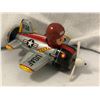 Image 2 : Group of 3 Vintage Japanese Collectible tin toys - includes Jet plane pilot/ 1950s loop the loop cir