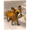 Image 2 : Vintage Digger sniffing detective dog & Vintage French Bulldog walking tin toy