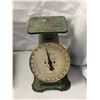Image 2 : Group of assorted vintage estate items - includes universal household scale / cast iron clothing doo