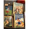 Image 2 : 2 boxes full of vintage estate books - includes Jolly book for girls / My fine big book / doll books