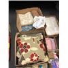 Image 2 : Large lot full of assorted vintage estate bedsheets / cloths etc