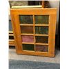 Image 2 : Group of 7 assorted vintage estate stained glass cabinet doors