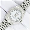 Image 2 : Rolex Ladies SS White Roman Datejust Wristwatch 26MM With Rolex Box