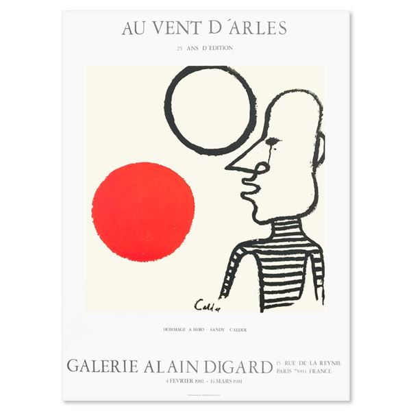 Hommage a Miro by Calder (1898-1976)