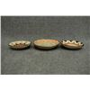 Image 4 : THREE PAPAGO INDIAN POTTERY PLATES BY ANGEA