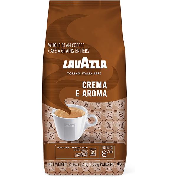 NEW 2.2LB BAG OF LAVAZZA CREMA E AROMA WHOLE BEAN