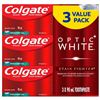 Image 1 : NEW VALUE 3 PACK OF COLGATE OPTIC WHITE STAIN