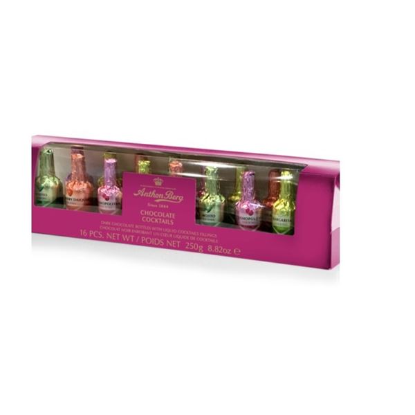 NEW BOX OF ANTHON BERG CHOCOLATE LIQUERS