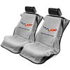 Image 1 : NEW PAIR OF SEAT ARMOUR UNIVERSAL CORVETTE GREY