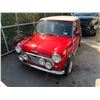 Image 1 : 1978 AUSTIN MINI, 2DR COUPE, RED, VIN XL2SKN552424A,