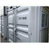 Image 1 : 9FT GREY OFFICE STORAGE SHIPPING CONTAINER 107.5"L X 88"W X 98.5"H WITH DUAL