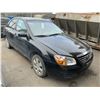 Image 2 : 2008 KIA SPECTRA, 4DR SEDAN, BLACK, VIN KNAFE121485576094,