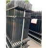 Image 2 : 22PCS DIGGIT 10FT WROUGHT IRON SITE FENCING