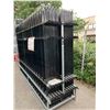 Image 2 : 22PCS DIGGIT 10FT WROUGHT IRON SITE FENCING