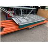 Image 2 : PALLET OF ASSORTED INDUSTRIAL ADJUSTABLE RACKING INCLUDING: UPRIGHTS, CROSS BEAMS, MESH STACK