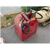 Image 1 : TIDY TANK LTD. RED INDUSTRIAL GAS FUEL TANK WITH HEAVY DUTY 15 GPM ELECTRIC PUMP