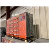 Image 2 : DIGGIT 10HD-2C ORANGE HEAVY DUTY 10 DRAWER 2 DOOR 77"L X 20"D X 44"H WORKBENCH CABINET COMBO