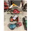 Image 1 : ASSORTED CORDED/CORDLESS POWER TOOLS INCLUDING: DEWALT DW384 CIRCULAR SAW, HILDI SID 18-A IMPACT