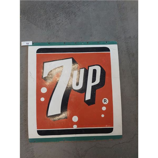 hand Painted 7up sign