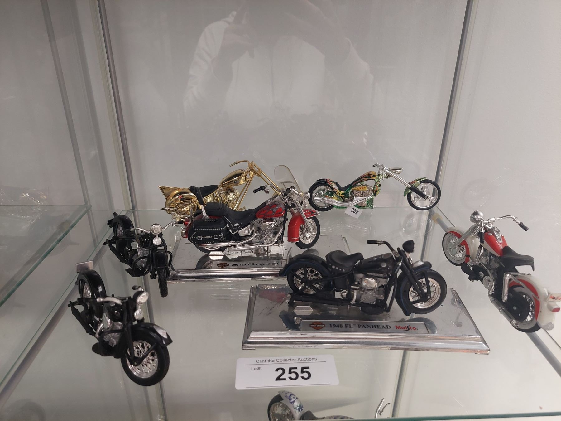 Collection Of Toy Motorcycles