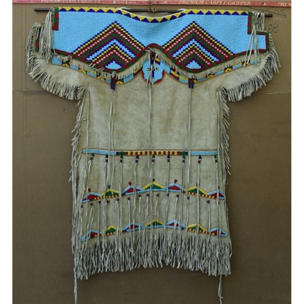 PLAINS INDIAN BEADED DRESS