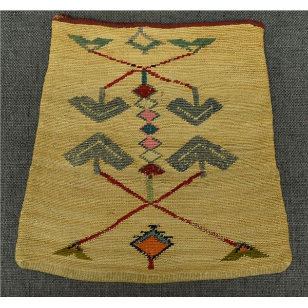NEZ PERCE INDIAN CORN HUSK BAG