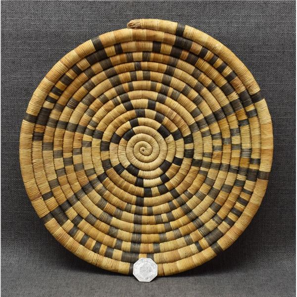 HOPI INDIAN BASKETRY PLAQUE