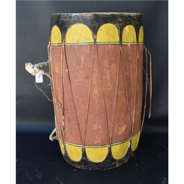 LARGE WOODEN DRUM