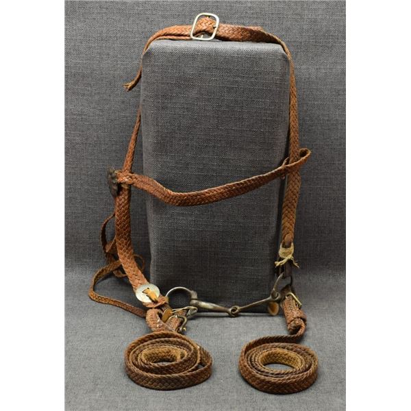 WESTERN HEADSTALL BIT AND REINS