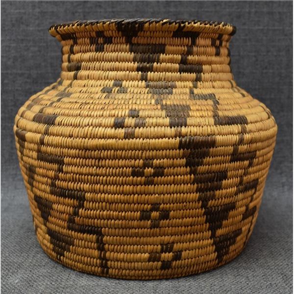 PIMA INDIAN BASKETRY OLLA