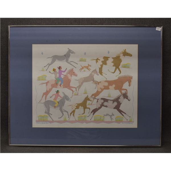 NAVAJO INDIAN PAINTING (HARRISON BEGAY)