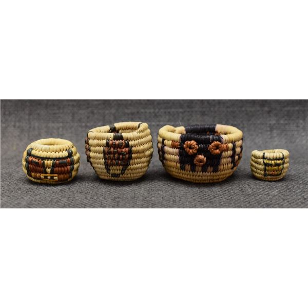 HOPI INDIAN MINUTER BASKETS