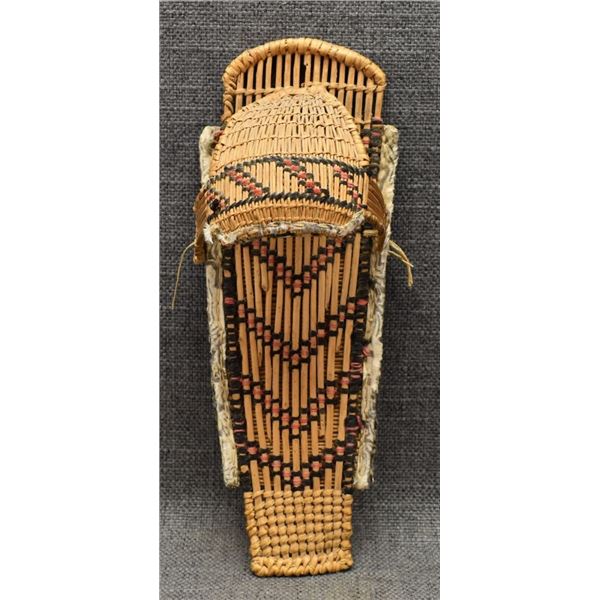 PIAUTE INDIAN BASKETRY DOLL CRADLE