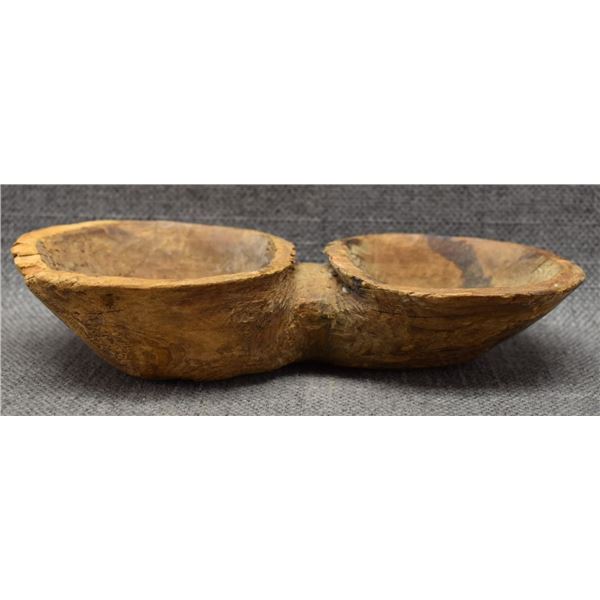 WOODLANDS INDIAN WOOD BOWL