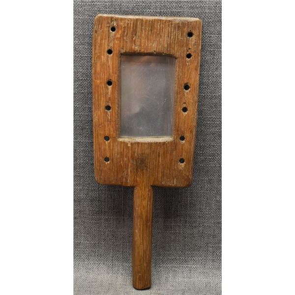 PLAINS INDIAN WOODEN MIRROR