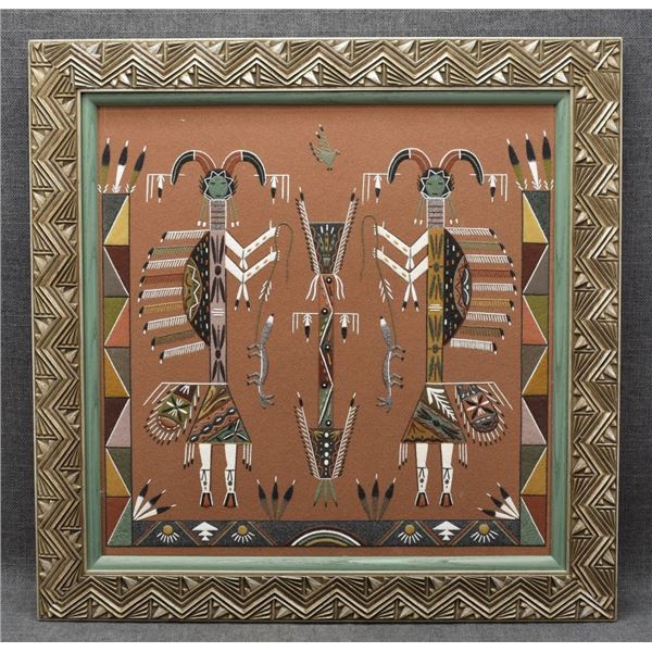 NAVAJO INDAIN SAND PAINTING