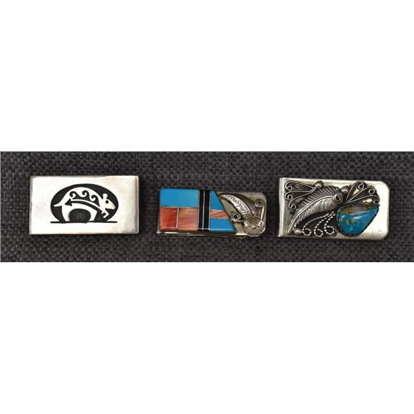 NAVAJO INDIAN MONEY CLIPS