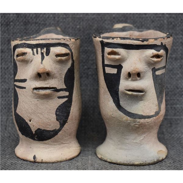 TESUQUE INDIAN POTTERY PITCHERS