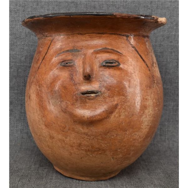 PAPAGO INDIAN POTTERY EFFIGY JAR