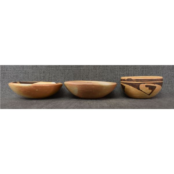 HOPI INDIAN POTTERY BOWLS