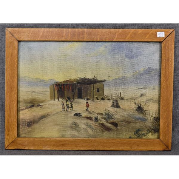 WESTERN PAINTING BY TAOS ARTIST