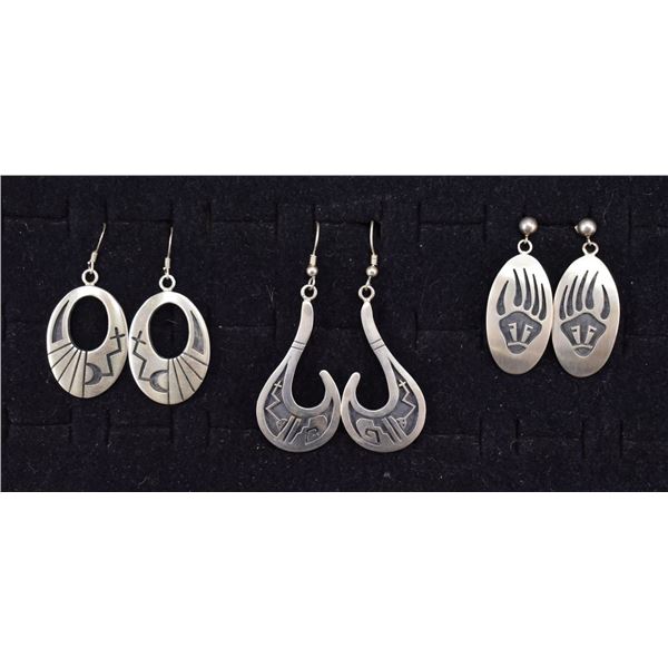 HOPI INDIAN EARRINGS