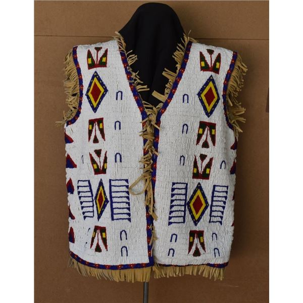 SIOUX INDIAN BEADED VEST