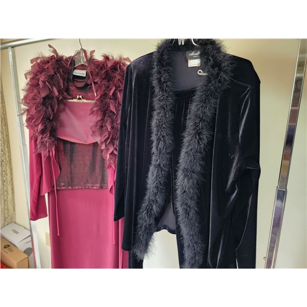 Size L -Ladies 2 Piece Velour