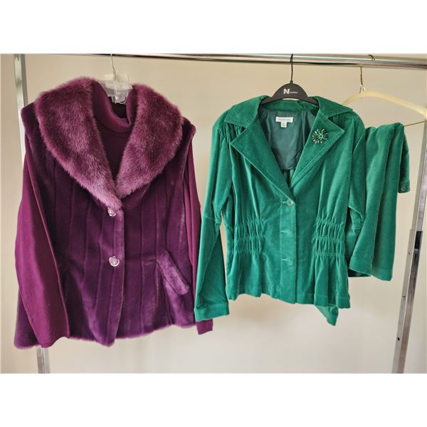 Size Large Joans Rivers Suit w/ Olympia Vest NWT