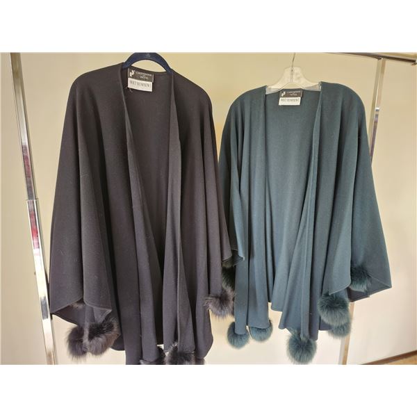 Holt Renfrew Cashmere amd Wool Capes