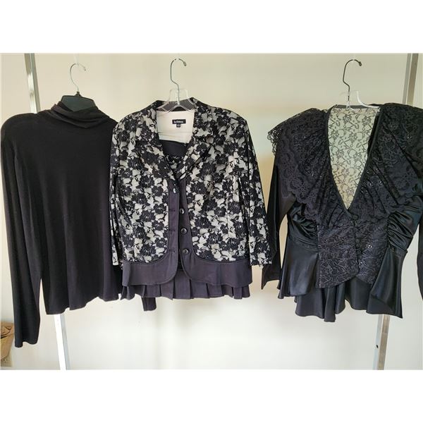 Size XL Black and Lace Outfits