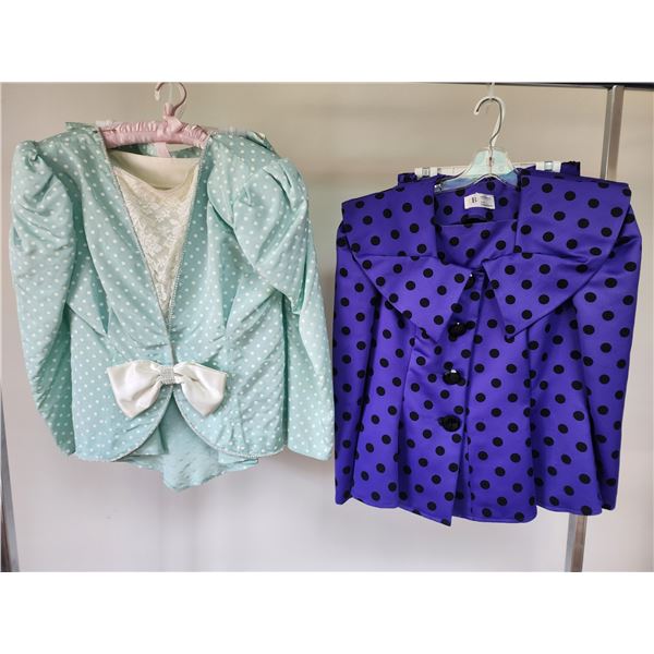 Size 14/16 Ladies Polka Dot Suits