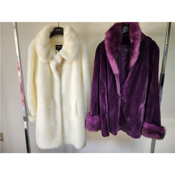 Ladies L Faux Fur Coats