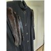 Image 3 : Ladies 7/8 Wool Coat with Real Fur Trim